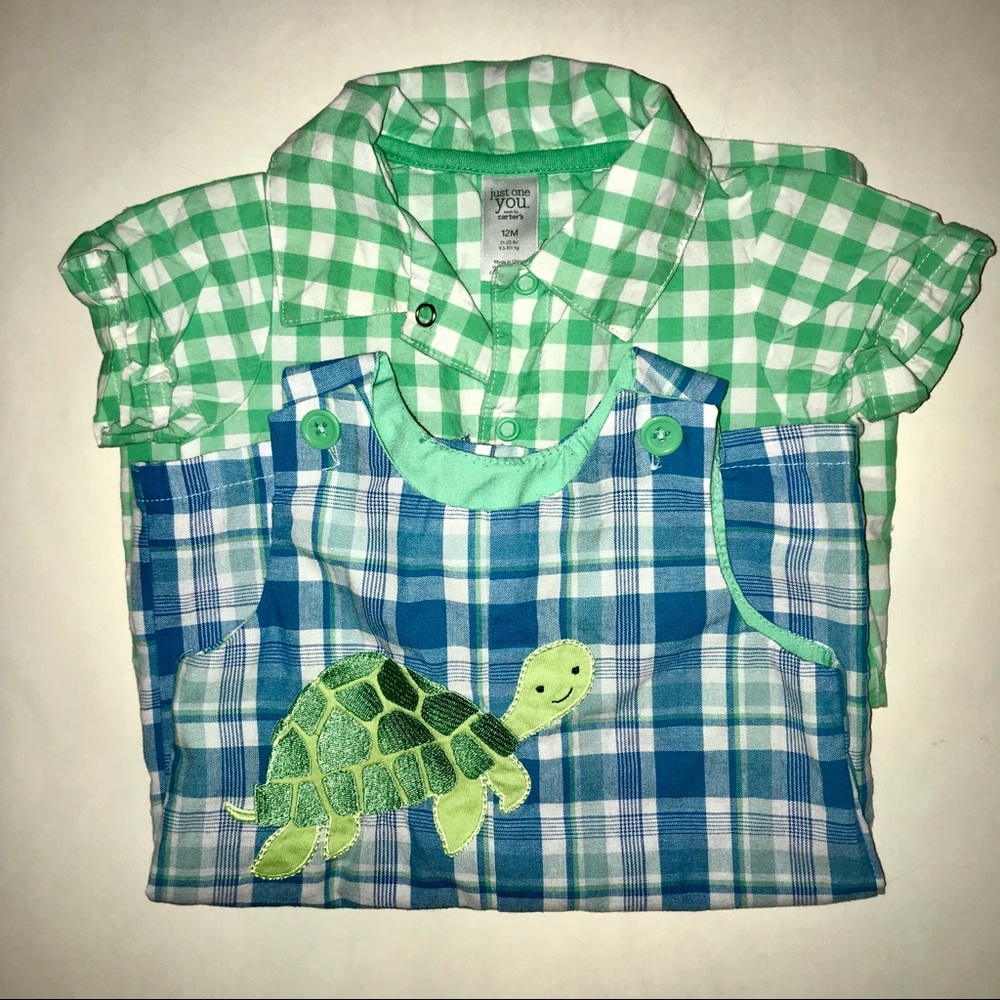 Bundle of 2 Turtle Theme Pieces